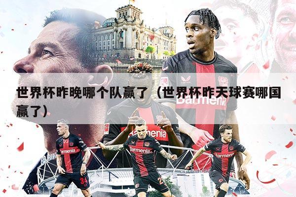 世界杯昨晚哪个队赢了（世界杯昨天球赛哪国赢了）