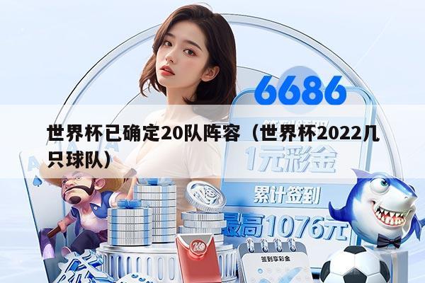 世界杯已确定20队阵容（世界杯2022几只球队）